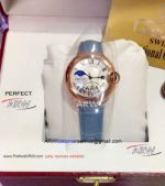 Perfect Replica Cartier Rose Gold 33mm Watch with Moon phase
